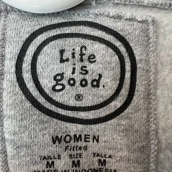 Life is Good Fleece Hoodie - Picture 4 of 6